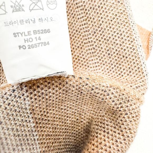 J. Crew 100% Merino Wool Striped Short Sleeve Sweater Top Size Small - Picture 6 of 7